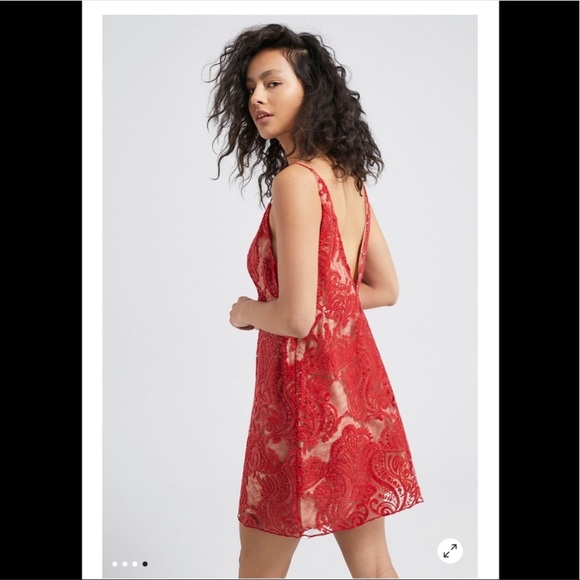 NWT Free People Night Shimmer Mini Dress - Picture 2 of 10